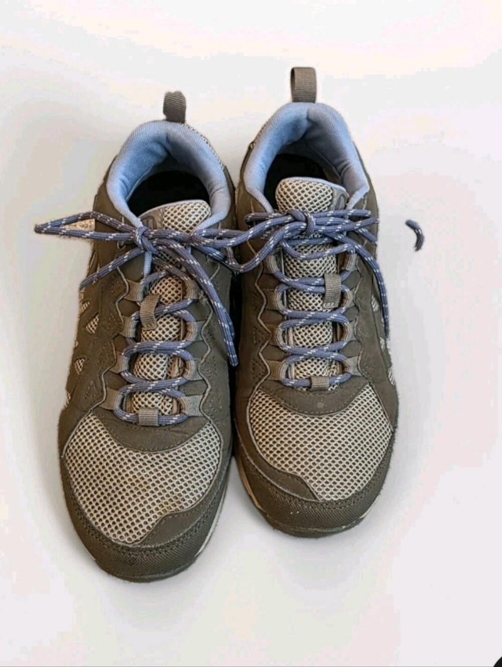Merrell Women's Athletic Sneakers in Olive Green and Gray Simien Hiking